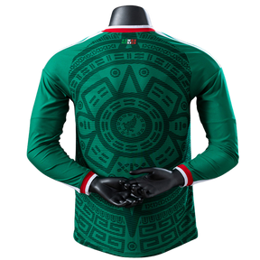 Camisa México 2026 I Home - Versão Jogador - Manga Longa