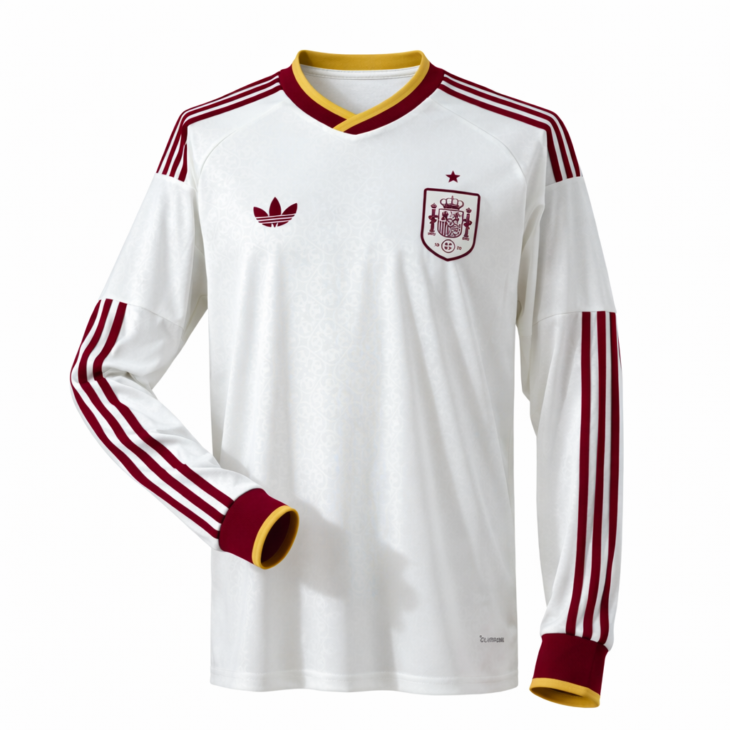 Camisa da Espanha 2026 Il Visitante - Manga Longa