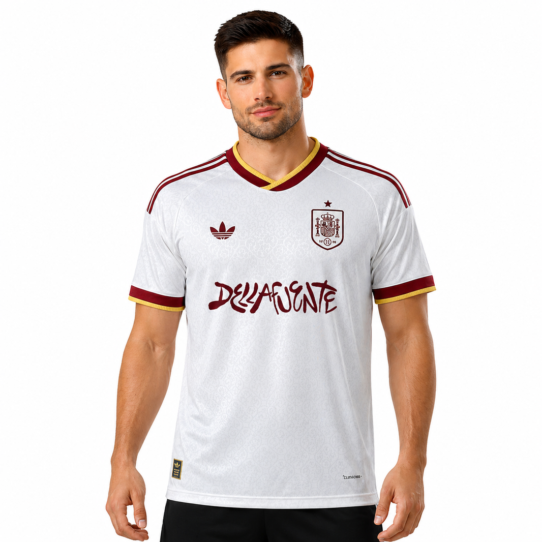 Camisa da Espanha x DELLAFUENTE 2026 ll Visitante - Versão Torcedor