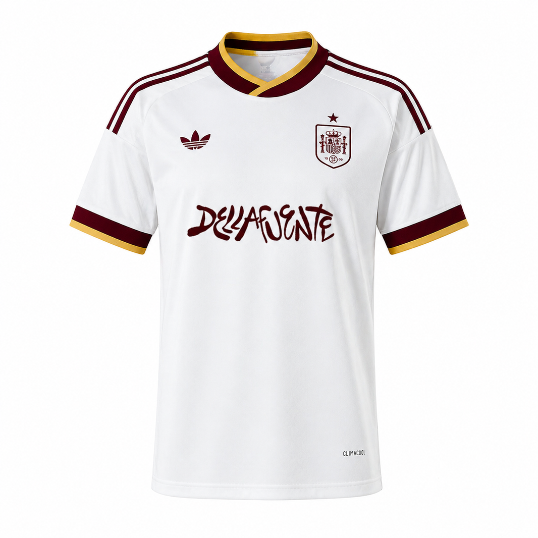 Camisa da Espanha x DELLAFUENTE 2026 ll Visitante - Versão Torcedor