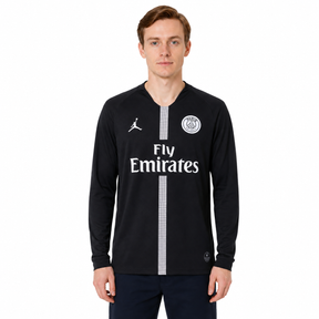 Camisa Paris Saint-Germain 18/19 Champions league Black - Versão Retrô