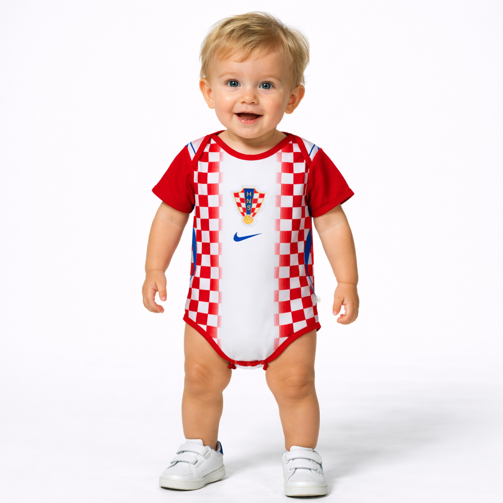 Body para Bebê Da Croacia l Titular - copa do mundo 2026