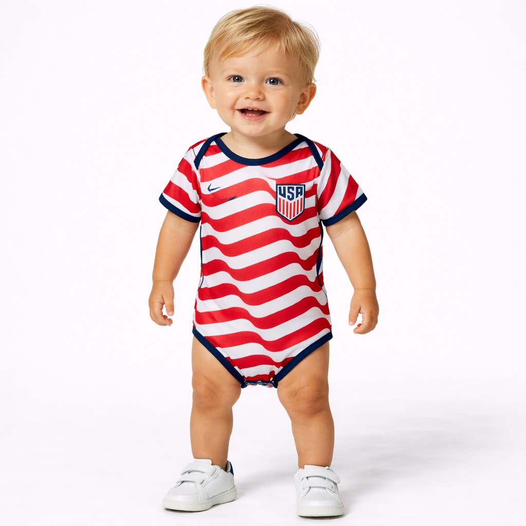 Body para Bebê Dos Estados Unidos l Titular - copa do mundo 2026