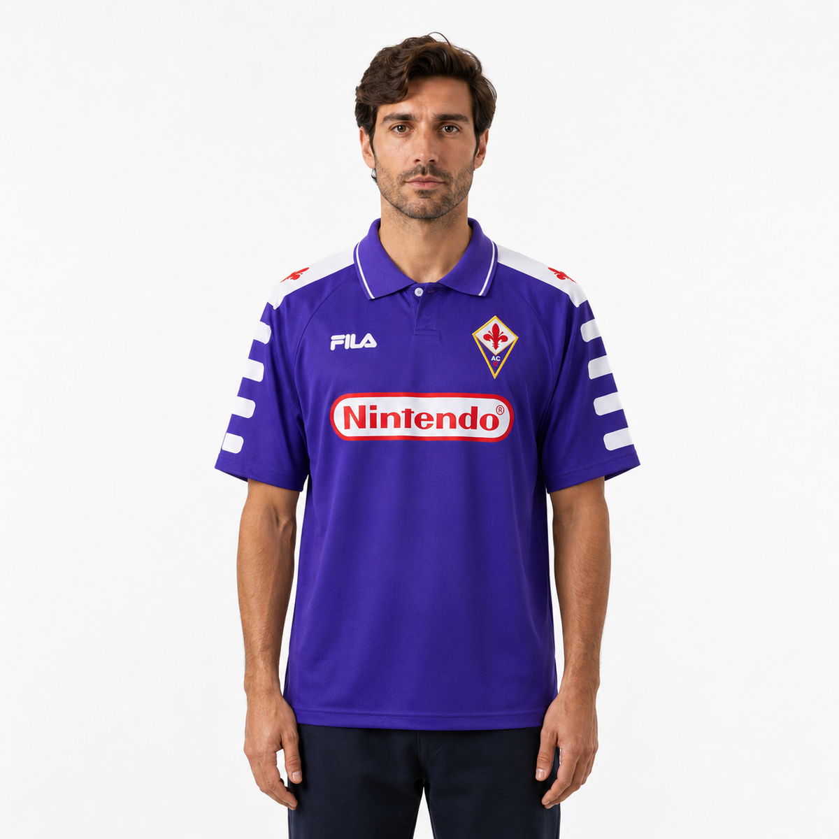 Fiorentina 98/99 Visitante - Retrô