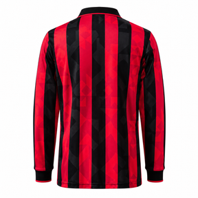 Camisa AC Milan 93/94 I Home - Versão Retrô - Manga Longa