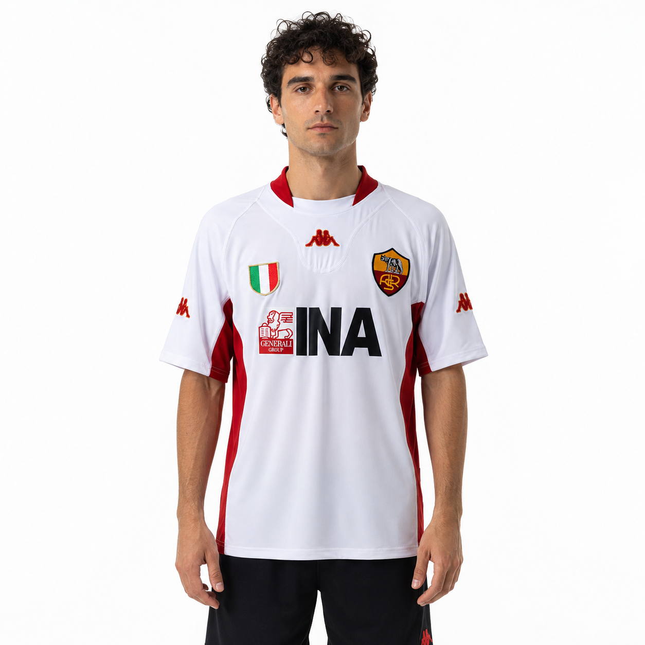 Camisa AS Roma 01/02 ll Away - Versão Retrô - Torcedor