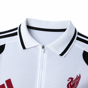 Liverpool FC 25/26 Travel Polo Shirt White - Player
