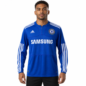 Chelsea FC 09/10 Home - Mangas Longa - Retrô