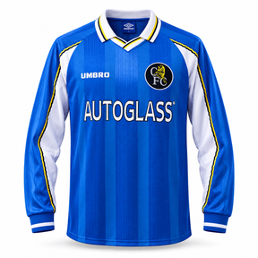 Chelsea FC 97/99 Home - Mangas Longa - Retrô