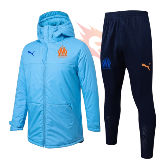 Puffer Jacket and Pants Training Set - Marseille Light Blue