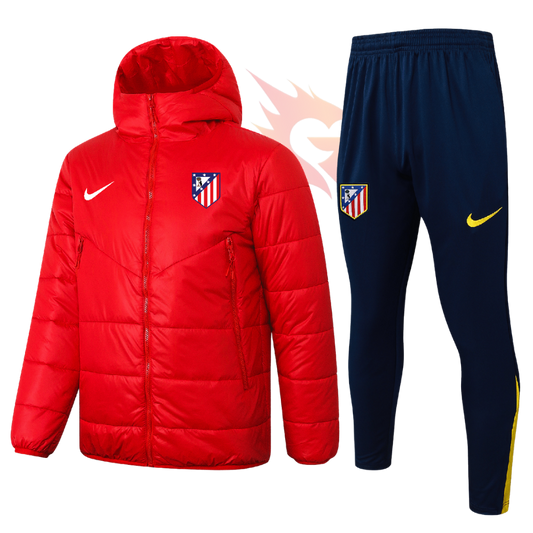 Puffer Jacket and Pants Training Set - Nike - Atlético de Madrid Red