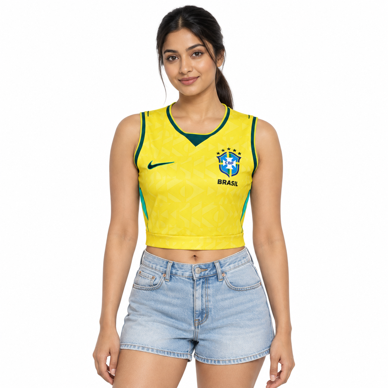 Brazil 2026 Home Crop Top - Women's