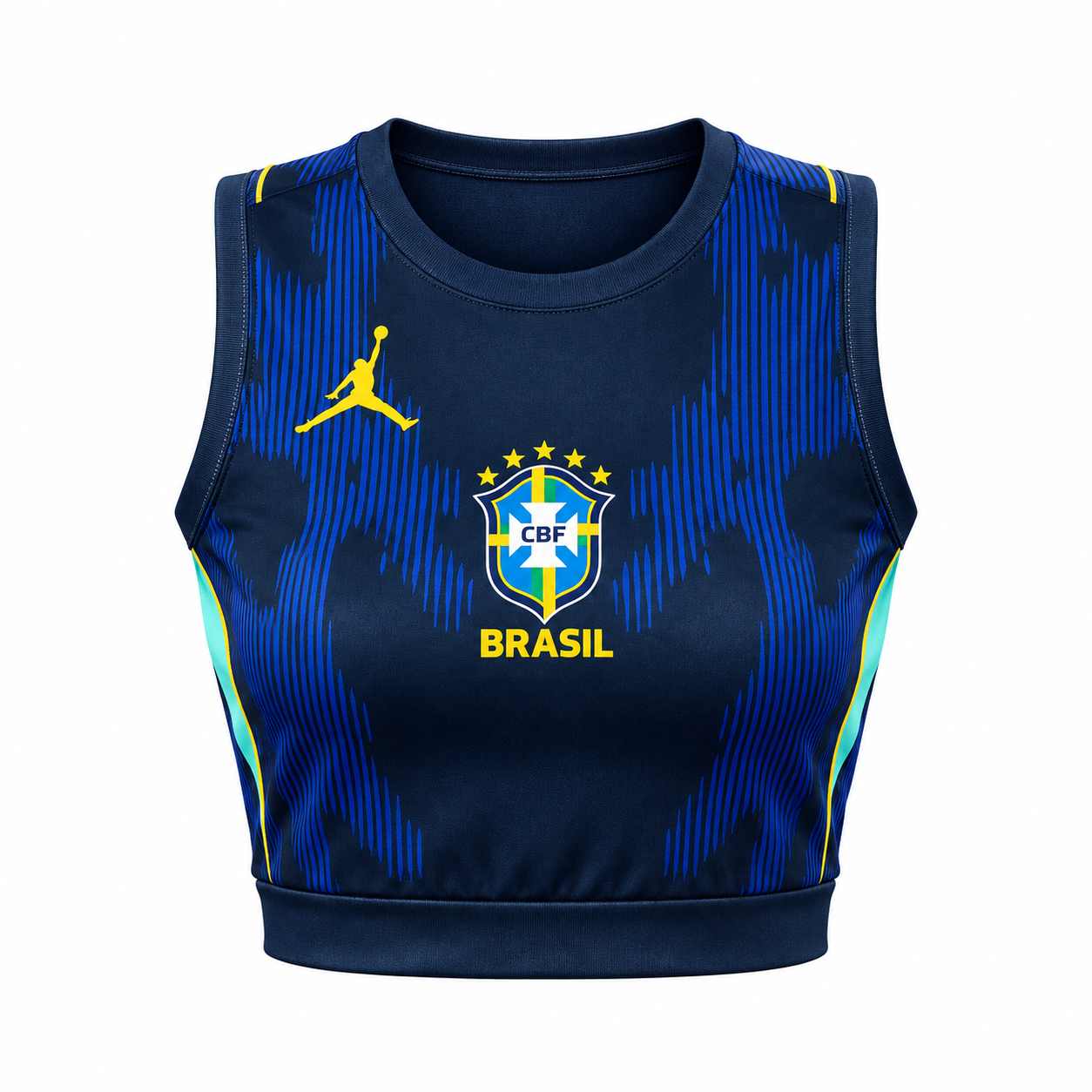 Cropped Brasil 2026 Away - Feminina