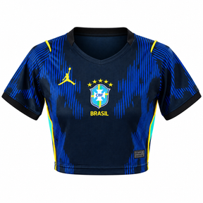 Cropped Top Brasil 2026 Away - Feminina