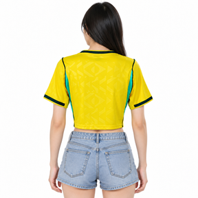 Brazil 2026 Home Cropped Top - Women's