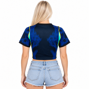 Cropped Top Brasil 2026 Away - Feminina