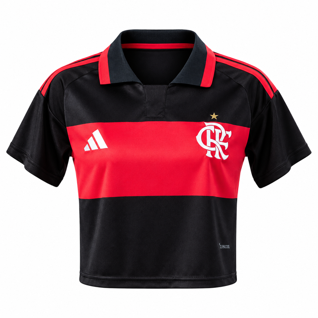 Cropped Top Flamengo 2026 Titular - Feminina