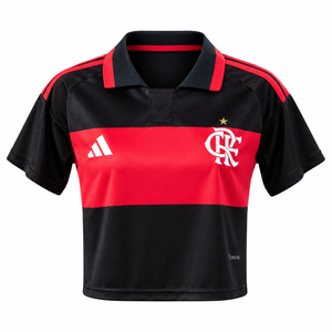 Cropped Top Flamengo 2026 Domicile - Femme