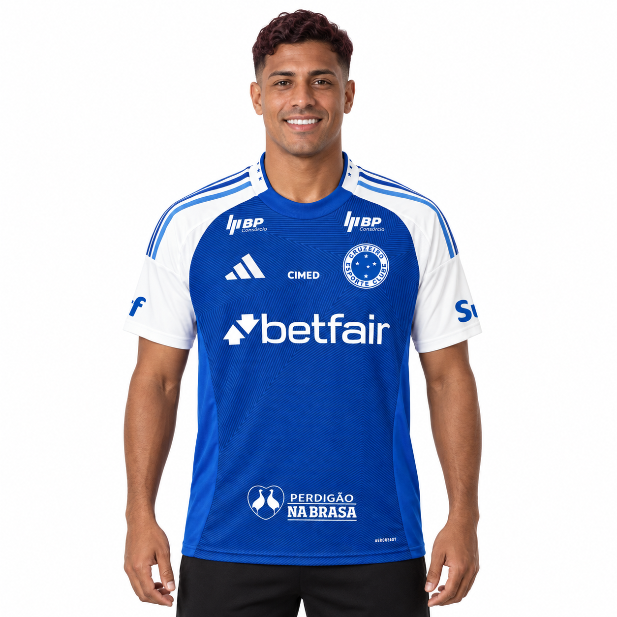 Cruzeiro EC 2025 Home (Todos Pratrocionios) - Torcedor
