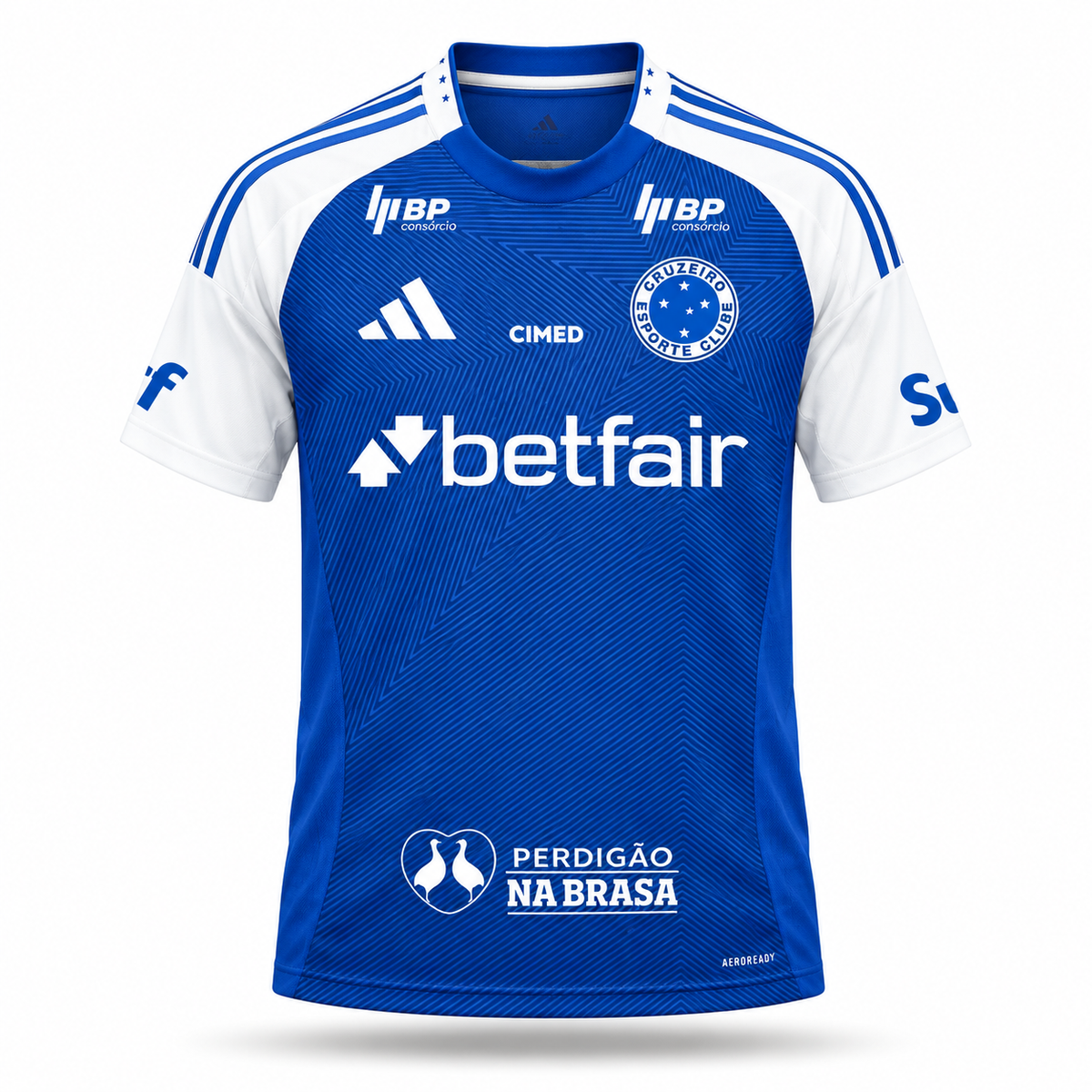 Cruzeiro EC 2025 Home (Todos Pratrocionios) - Torcedor