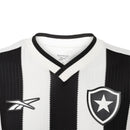 Camisa Botafogo I Manga Longa 24/25 - Torcedor Reebok Masculina - Preta e branca