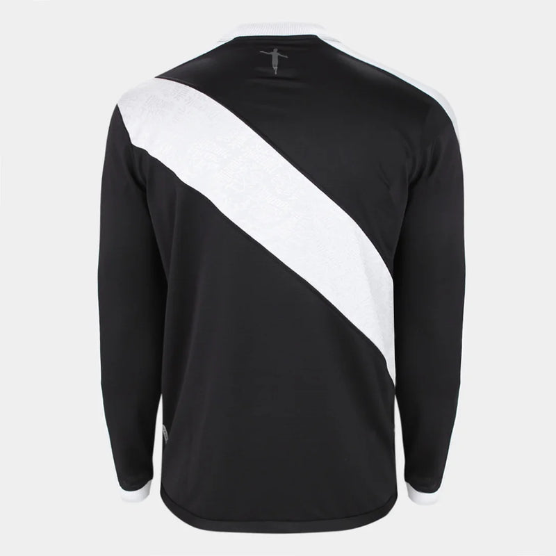 Camisa Vasco da Gama I  24/25 - Manga Longa Torcedor Kappa Masculina - Preta