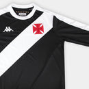 Camisa Vasco da Gama I  24/25 - Manga Longa Torcedor Kappa Masculina - Preta