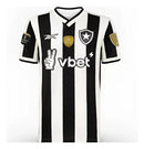 Camisa Botafogo I 24/25 Libertadores - Torcedor Reebok Masculina - Preta e branca