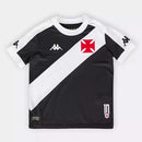 Kit Infantil Vasco da Gama I 24/25 - Kappa - Preto com detalhes em branco