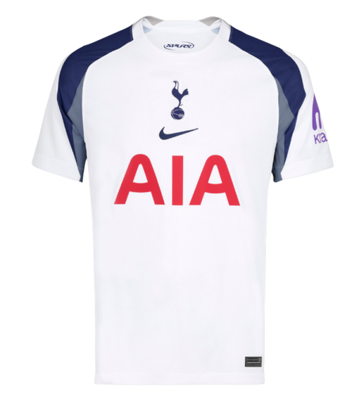 Camisa Tottenham I 25/26 - Torcedor Nike Masculina - Branca com detalhes em azul