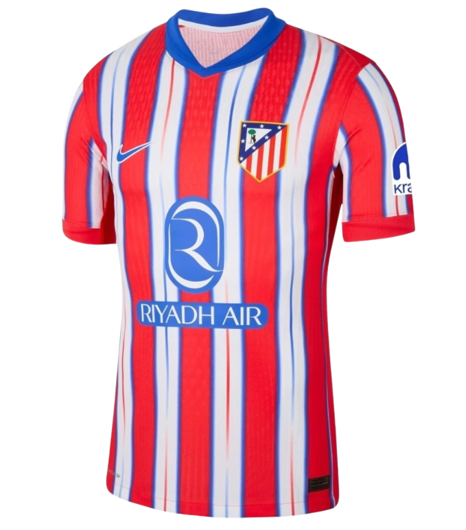 Camisa Atlético de Madrid I 24/25 - Torcedor Nike Masculina - Vermelha com detalhes em azul e branco