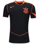Camisa Do Timão Ill 25/26 - Torcedor Nike Masculina - Preta e Laranja