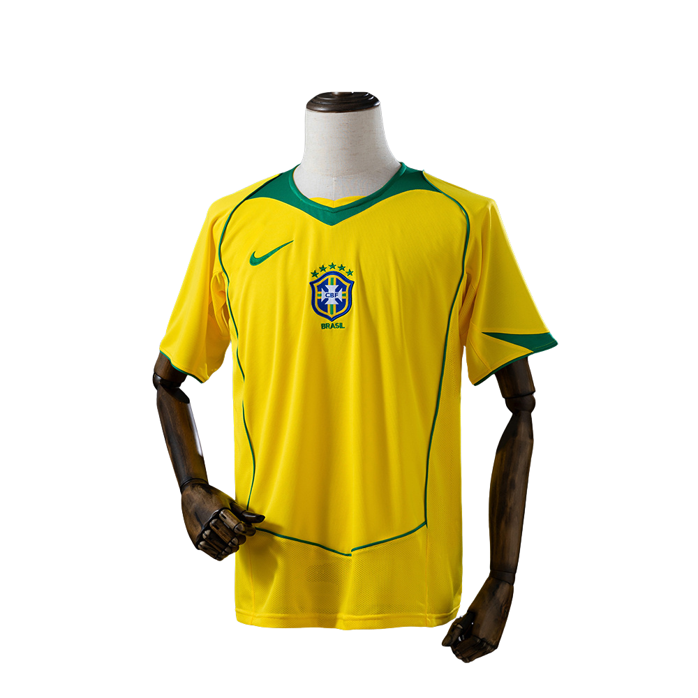 Camisa Brasil 2004 I Home - Versão Retrô