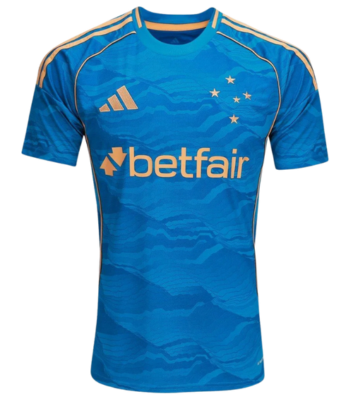 Camisa Cruzeiro lIl 25/26 - Torcedor Adidas Masculina - Azul