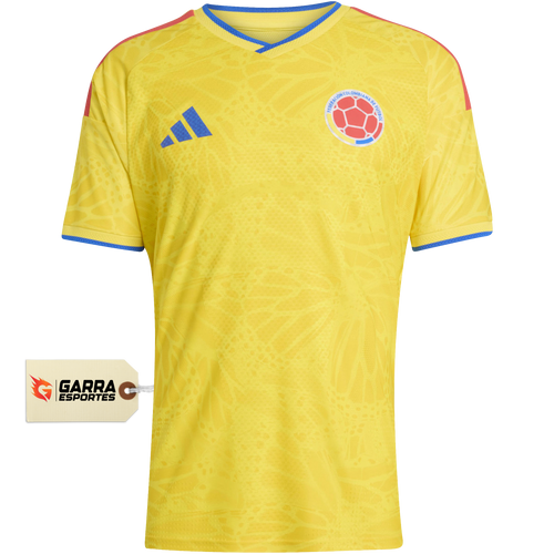 Camisa da Colombia I 2026 - Copa Do Mundo - Torcedor Adidas Masculina