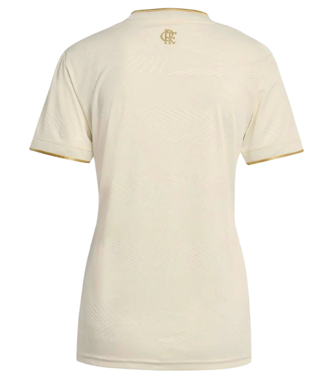 Camisa Flamengo lIl 25/26 - Torcedor Adidas Feminina - bege
