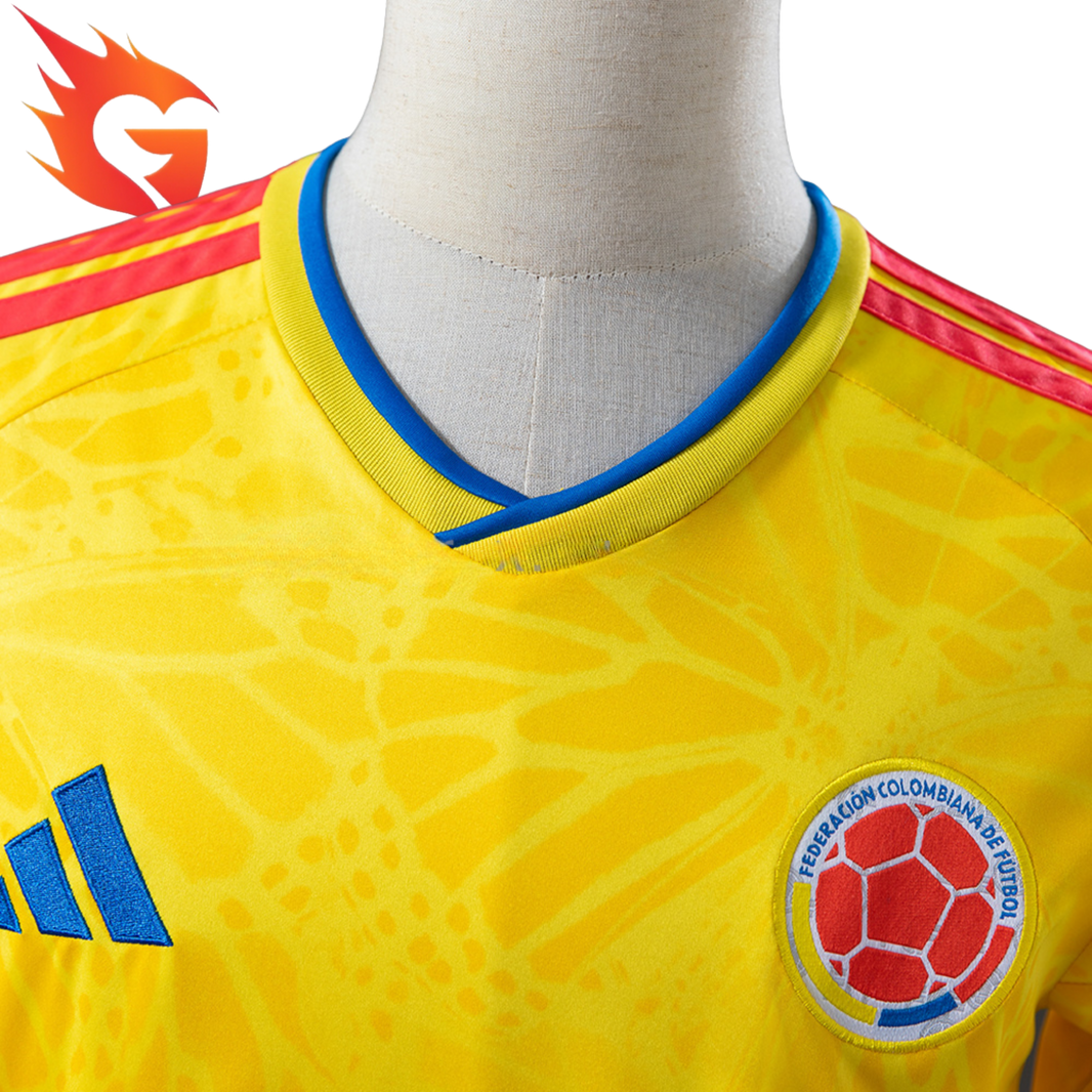 Camisa Colômbia 2026 I Titular - Versão Torcedor