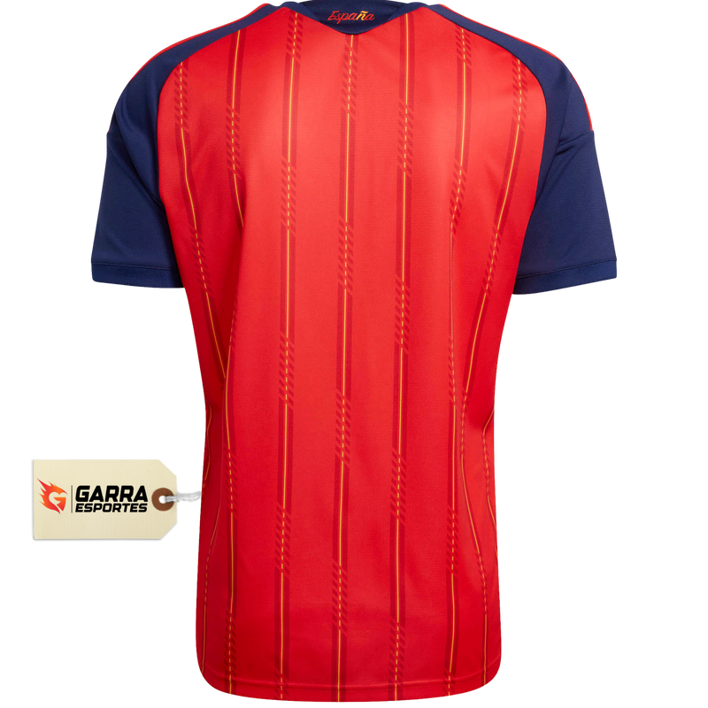 Camisa Seleção da Espanha I 2026 - Copa Do Mundo - Torcedor Adidas Masculina