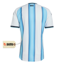 Camisa Seleção da Argentina I 2026 - Copa Do Mundo - Torcedor Adidas Masculina - Azul e branca com detalhes em dourado