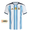 Camisa Seleção da Argentina I 2026 - Copa Do Mundo - Torcedor Adidas Masculina - Azul e branca com detalhes em dourado