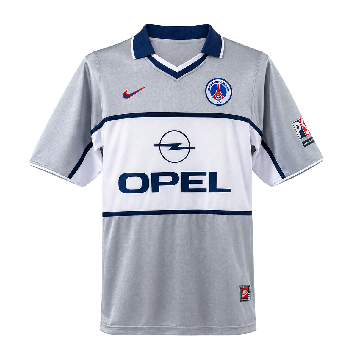 Camisa Paris Saint-Germain 01/02 ll Away - Versão Retrô