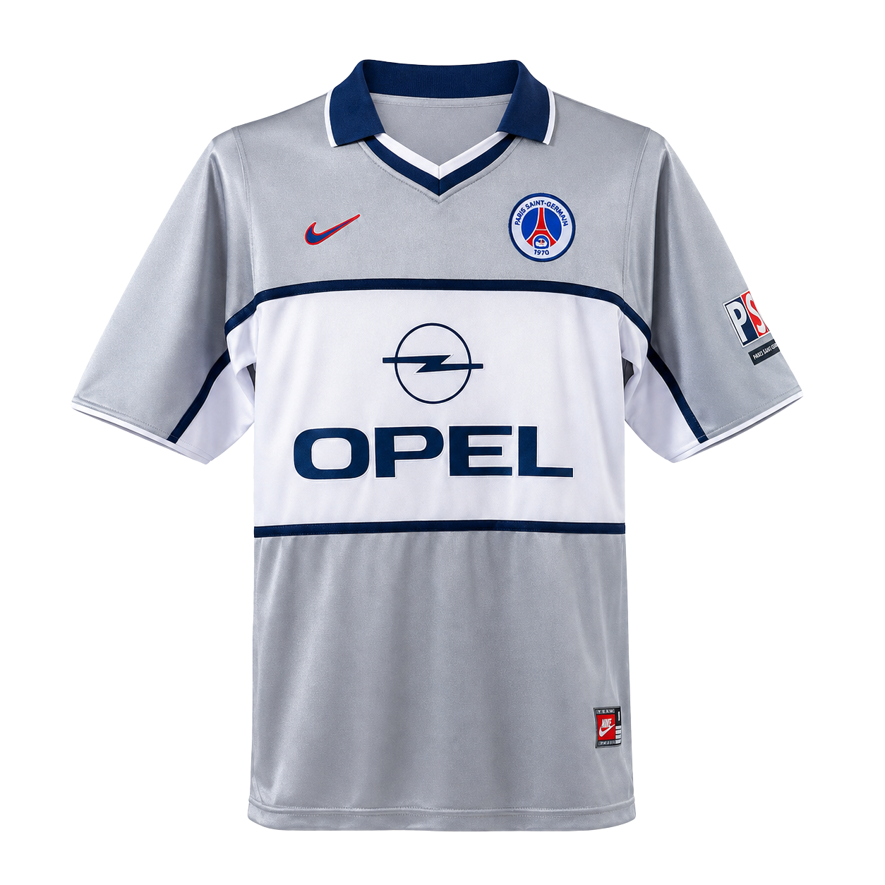 Camisa Paris Saint-Germain 01/02 ll Away - Versão Retrô
