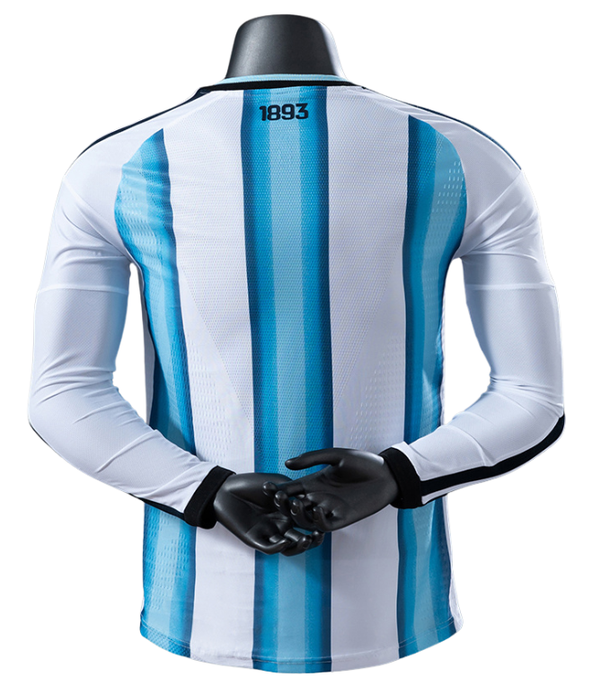 Camisa Da Argentina Copa do mundo 2026 - Manga Longa - Jogador Masculina