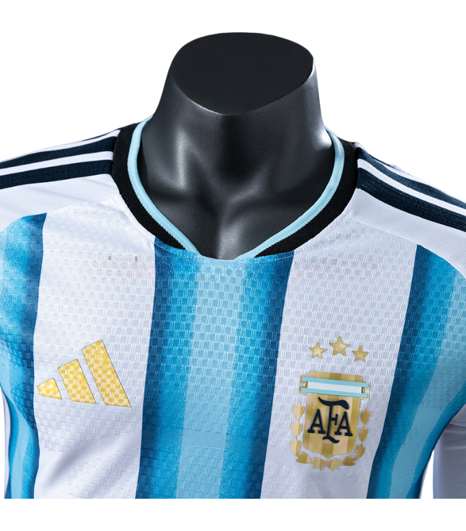 Camisa Da Argentina Copa do mundo 2026 - Manga Longa - Jogador Masculina