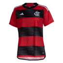 Camisa Flamengo I 23/24 - Feminina Adidas - Vermelho e Preto