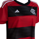 Camisa Flamengo I 23/24 - Feminina Adidas - Vermelho e Preto