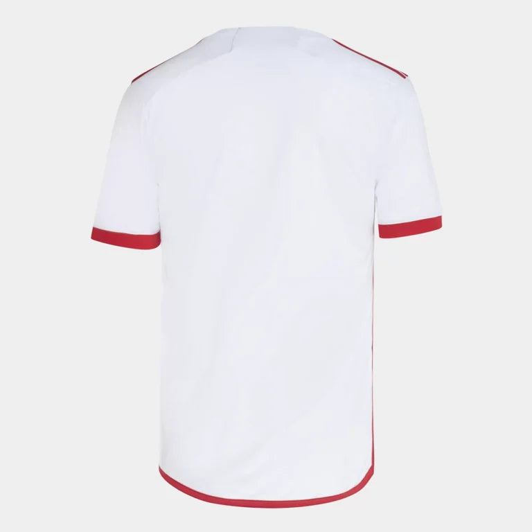 Camisa Flamengo II 24/25 - Torcedor Adidas Masculina - Branca com detalhes em vermelho