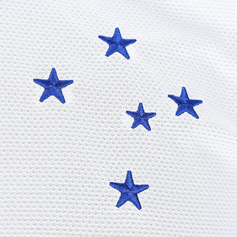 Camisa Cruzeiro II 24/25 - Torcedor Adidas Masculina - Branca com detalhes em azul