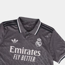 Camisa Real Madrid Ill 24/25 - Torcedor Adidas Masculina - Cinza