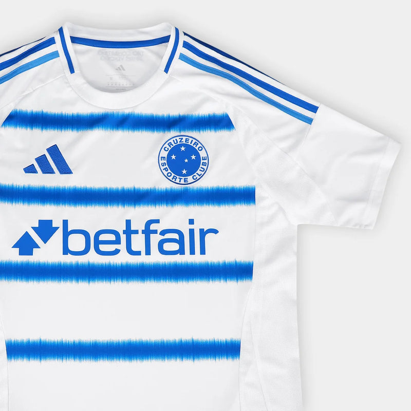 Camisa Cruzeiro Il 25/26 - Torcedor Adidas Masculina - Branca e Azul